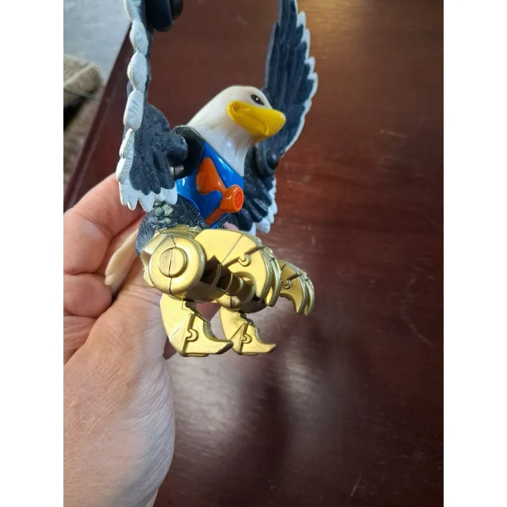 Fisher Price Mattel Rescue Heroes Swoops Eagle Action Figure 2001
